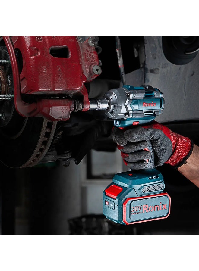 RONIX Brushless Cordless Impact Wrench ,  20V 1/2 inch-500N.m - Image 4